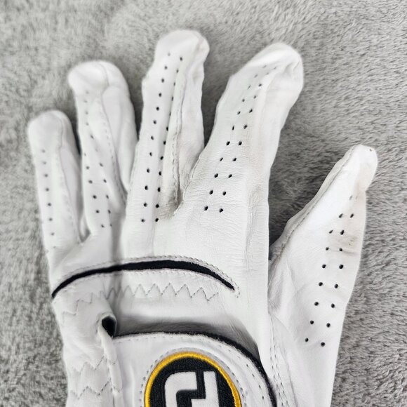 FootJoy StaSof White Leather Golf Glove Left Hand Size M - Picture 4 of 10